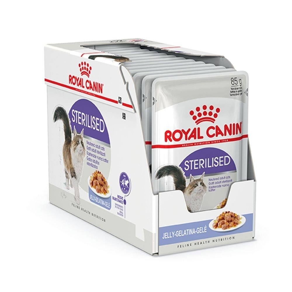 Royal Canin Sterilised Jelly Wet (12x85g) Katt - Kattemat - Våtfôr