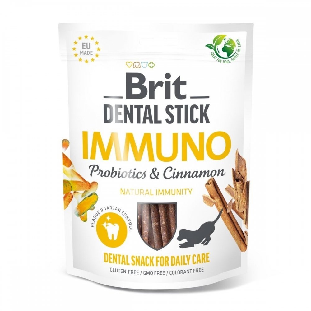 Bilde av Brit Care Dental Stick Immuno With Probiotics & Cinnamon 7 Stk
