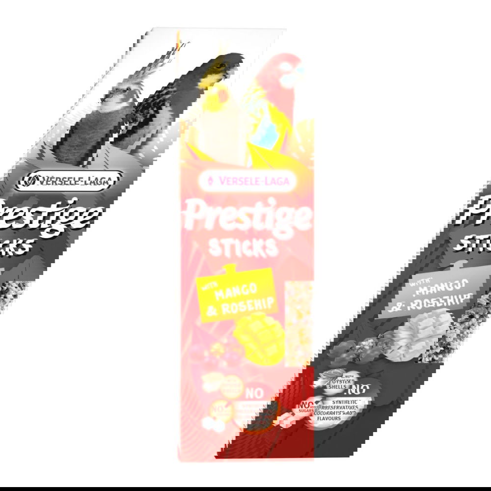 Versele-Laga Prestige Sticks Big Parakeets Mango & Nype 140 g