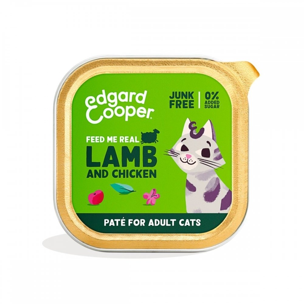 Edgard&Cooper Cat Lamb & Chicken 85 g Katt - Kattemat - Våtfôr