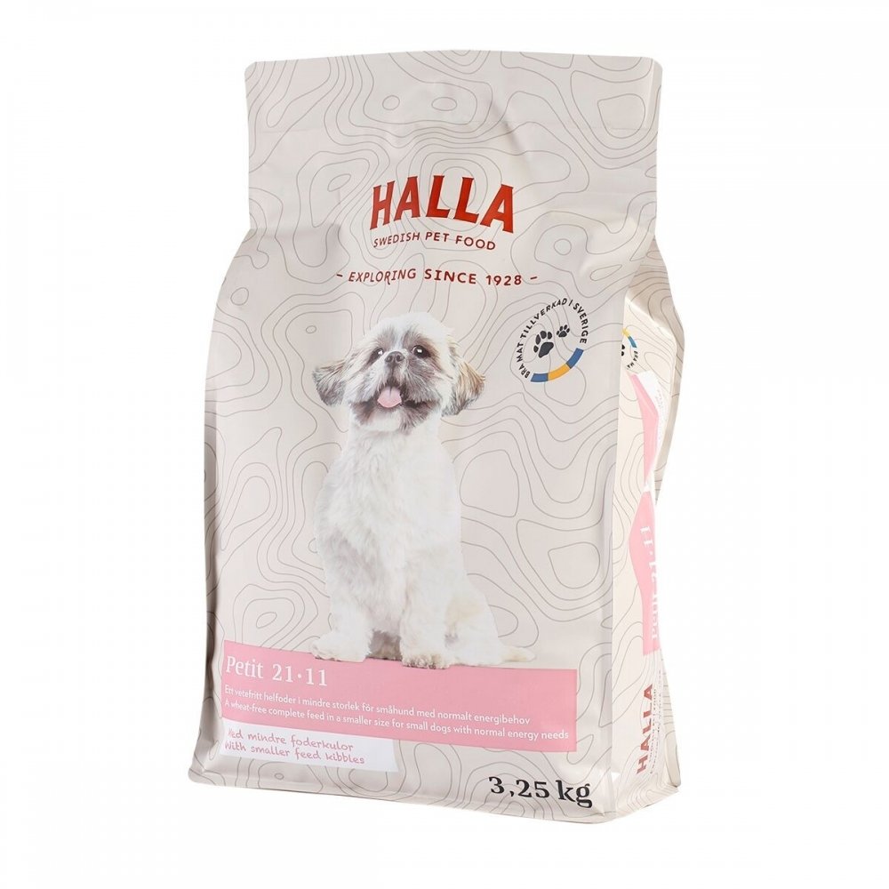 Halla Petit (3,25 kg) Hund - Hundemat - Tørrfôr