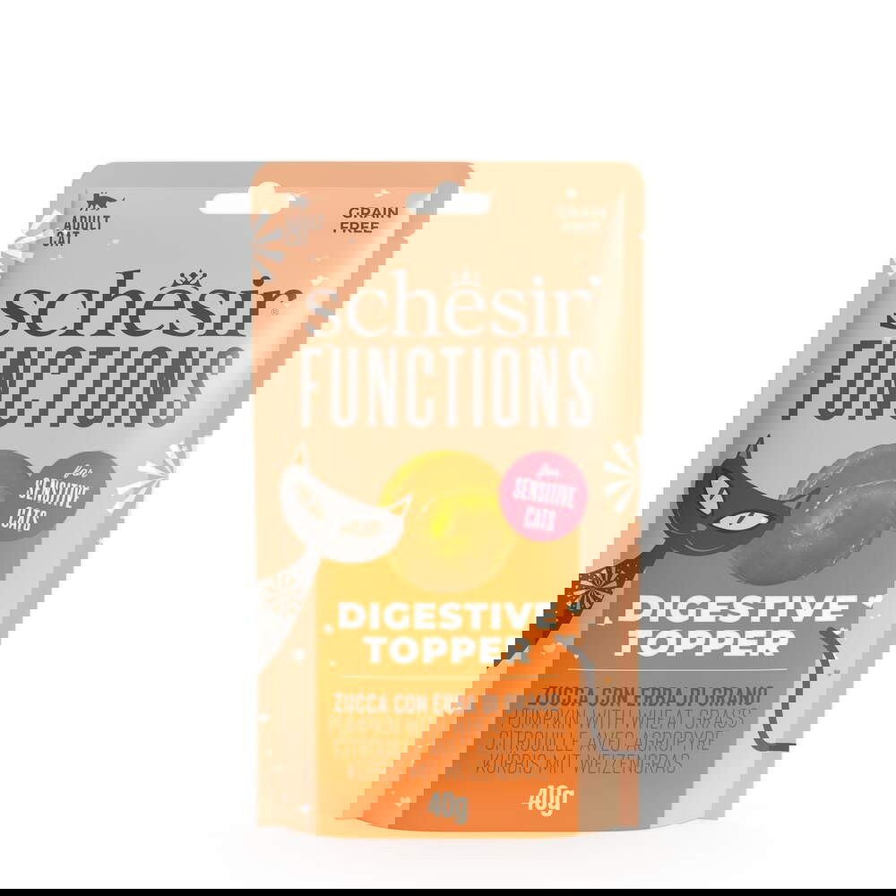Schesir Special Functions Digestive topper Pumkin/Wheat Grass
