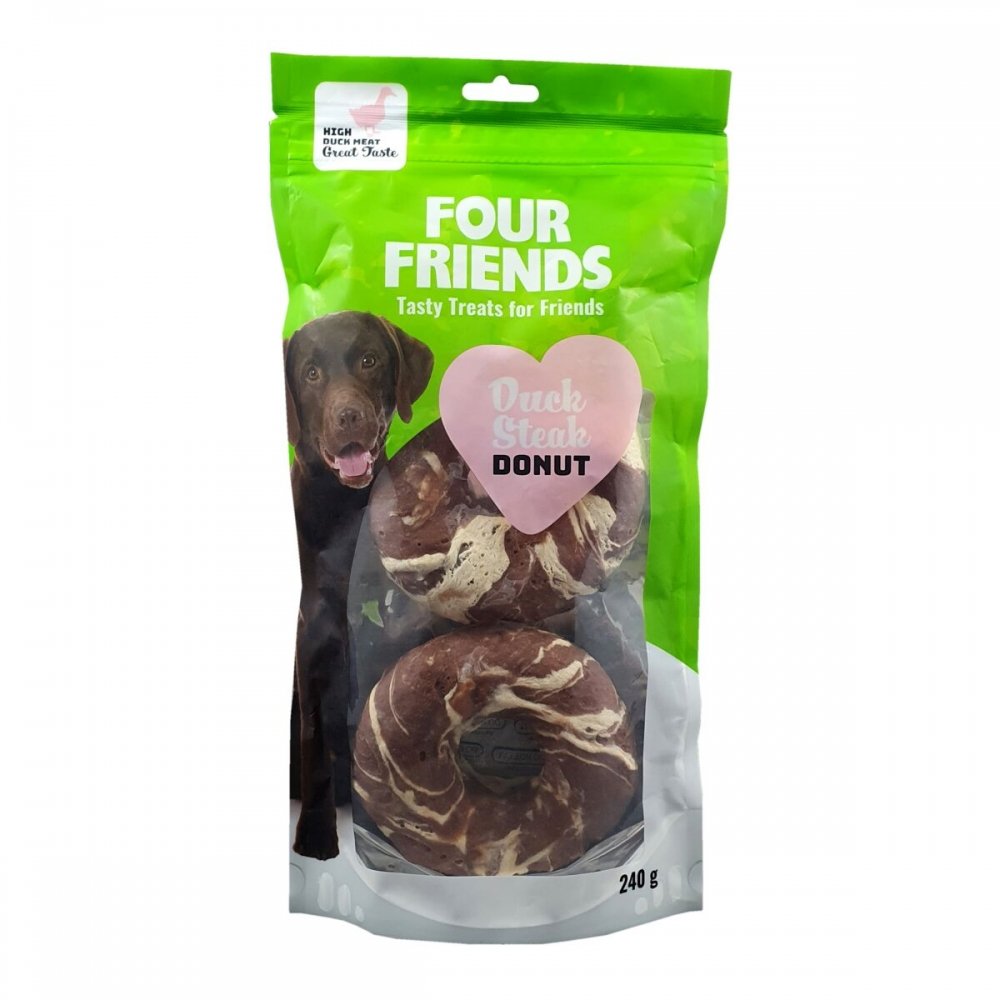 Bilde av Fourfriends Dog Duck Steak Donut 2-pack