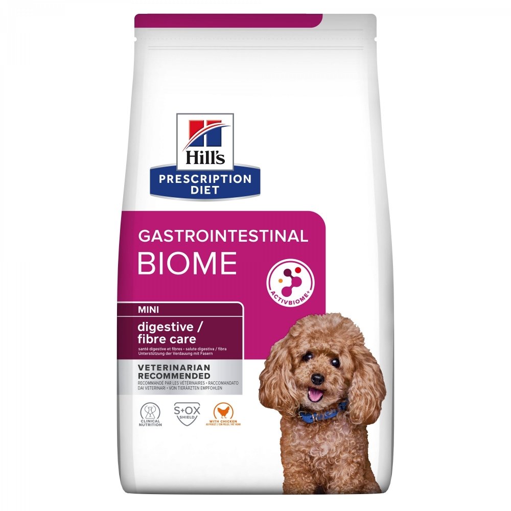 Bilde av Hill's Prescription Diet Canine Gastrointestinal Biome Mini Digestive/fibre Carechicken (1 Kg)