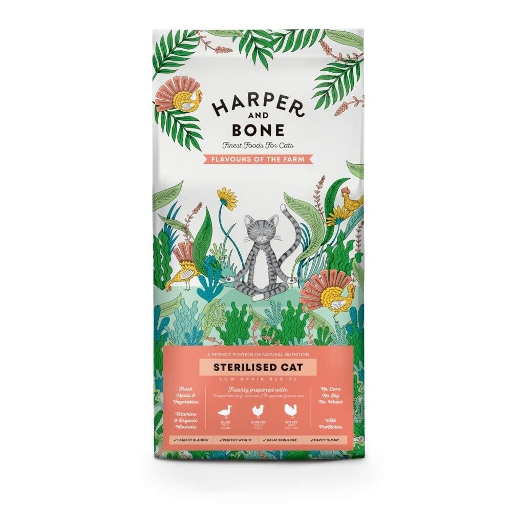 Harper & Bone Cat Sterilised Flavours Farm (1,5 kg) Katt - Kattemat - Tørrfôr