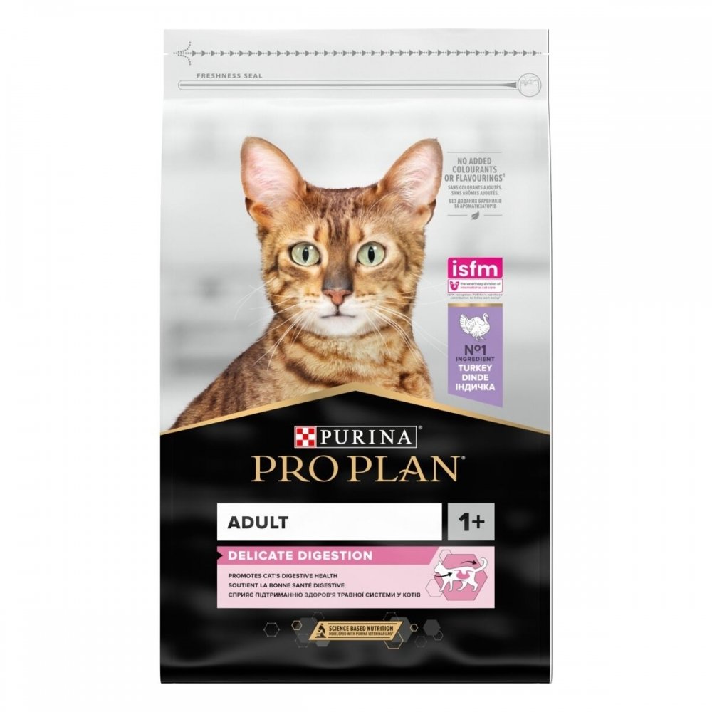 Purina Pro Plan Cat Adult Delicate Digestion Turkey (10 kg) Katt - Kattemat - Spesialfôr - Kattemat for følsom mage