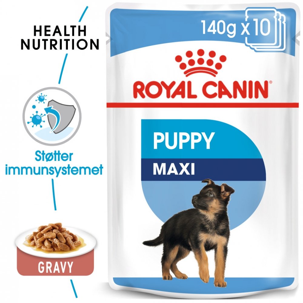 Royal Canin Maxi Puppy våtfôr (10x140g) Hund - Hundemat - Våtfôr