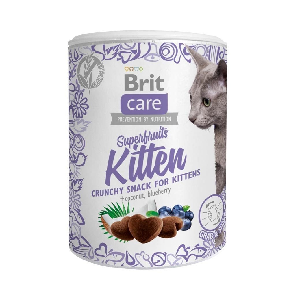 Brit Care Cat Snack Superfruits Kitten Katt - Kattegodteri