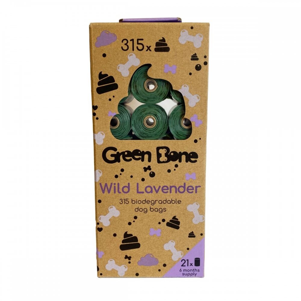 Green Bone Hundeposer Wild Lavender Refill (315-pakke)