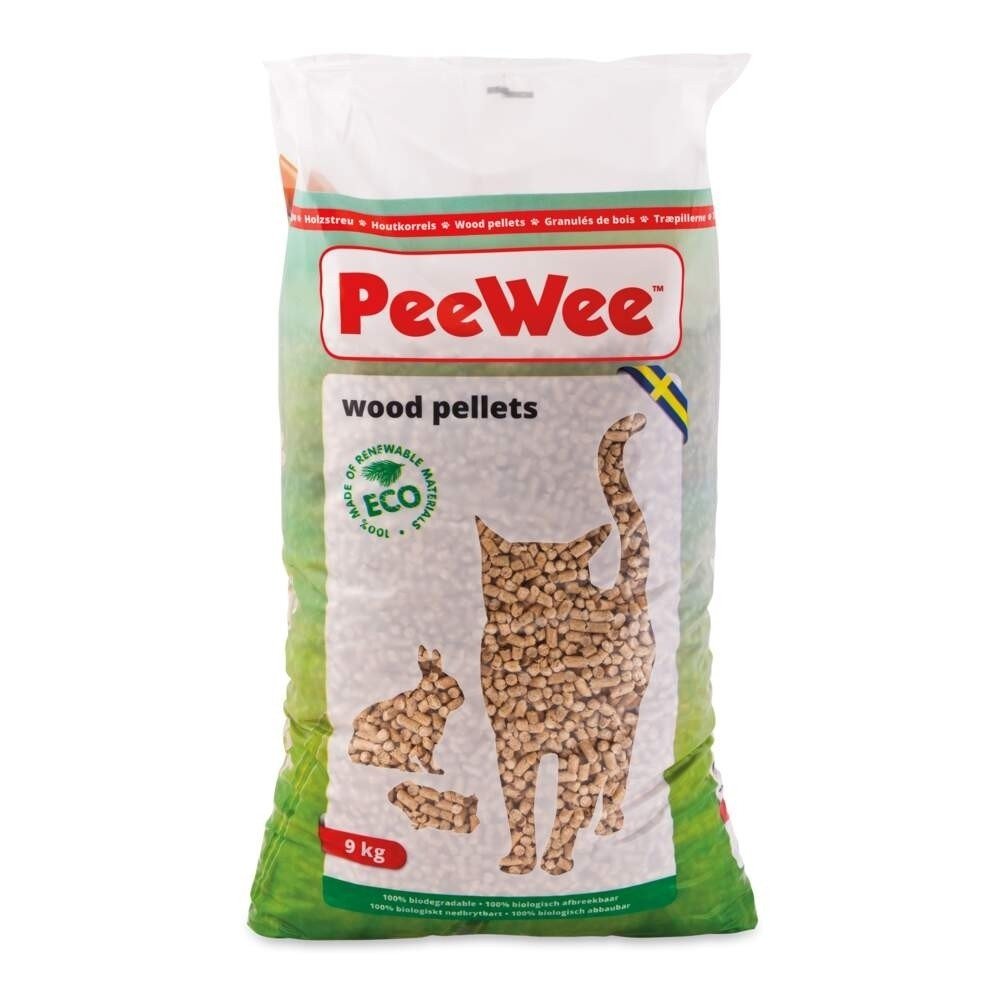 PeeWee trepellets (14 L/9 kg) Katt - Kattesand