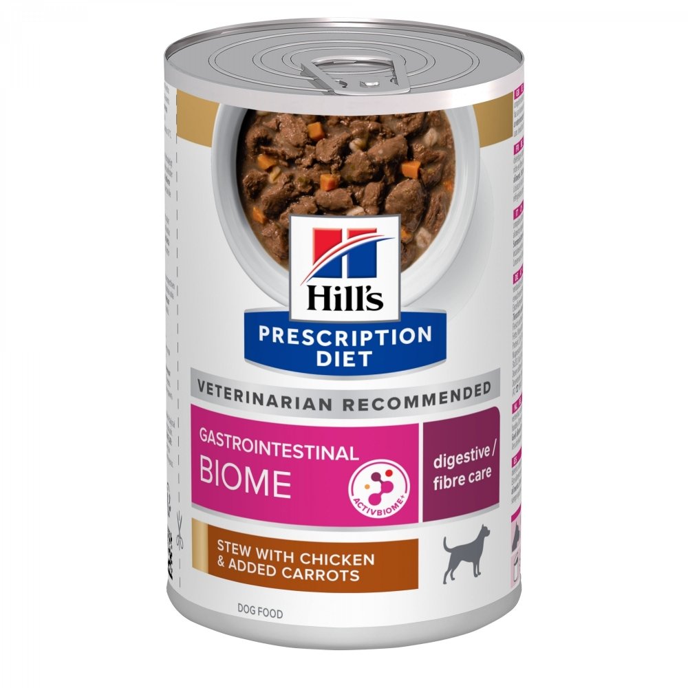 Bilde av Hill's Prescription Diet Canine Adult Gastrointestinal Biome Chicken & Vegetables Stew 354 G