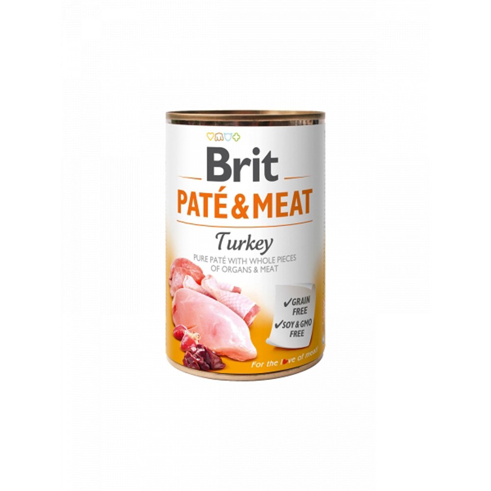 Bilde av Brit Paté & Meat Turkey 400 G
