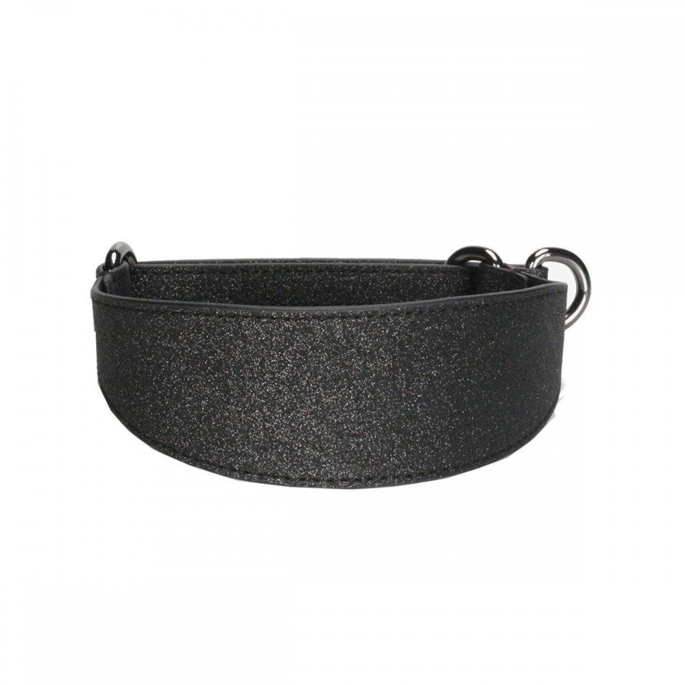 Bilde av Collar Of Sweden Brett Hundehalsbånd Halvstrup Glitter (l)