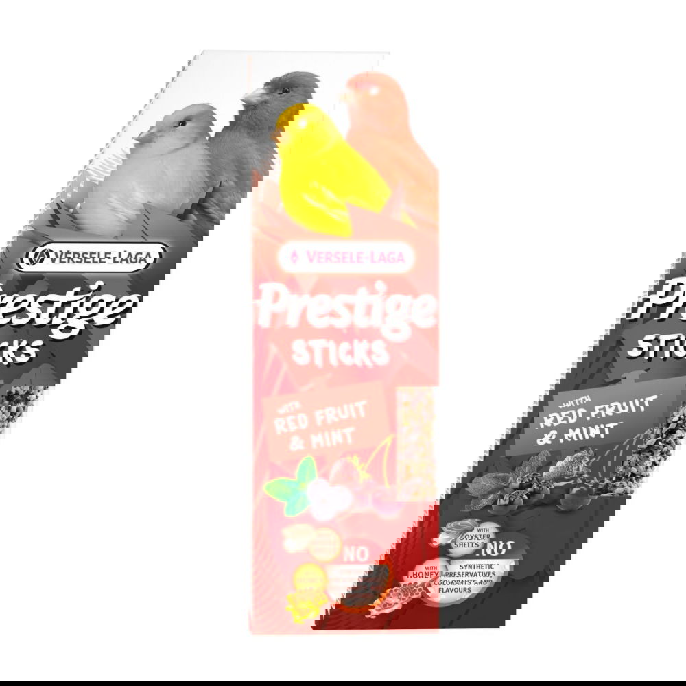 Versele-Laga Prestige Sticks Canaries Røde Bær & Mynte 60 g