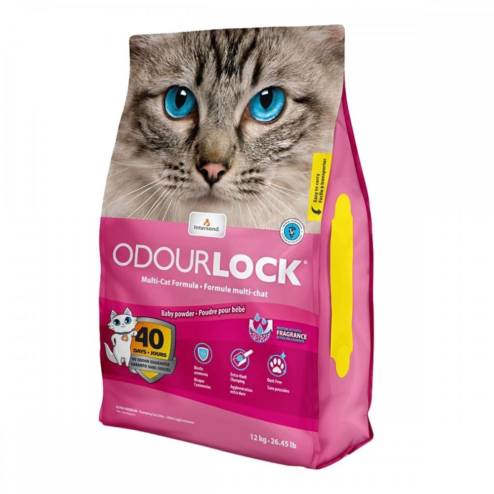 Odour Lock Baby Powder 12 kg Katt - Kattesand