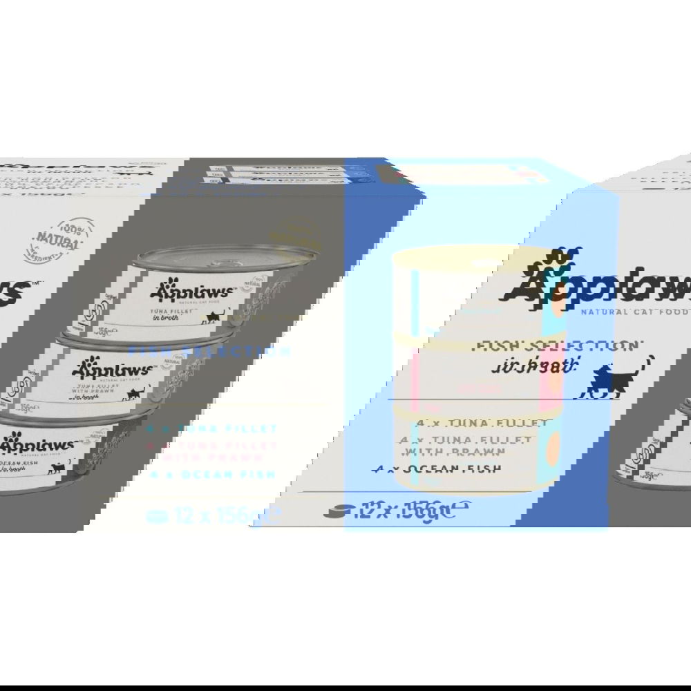 Applaws Selection in Broth Multipack Fish  12x156g