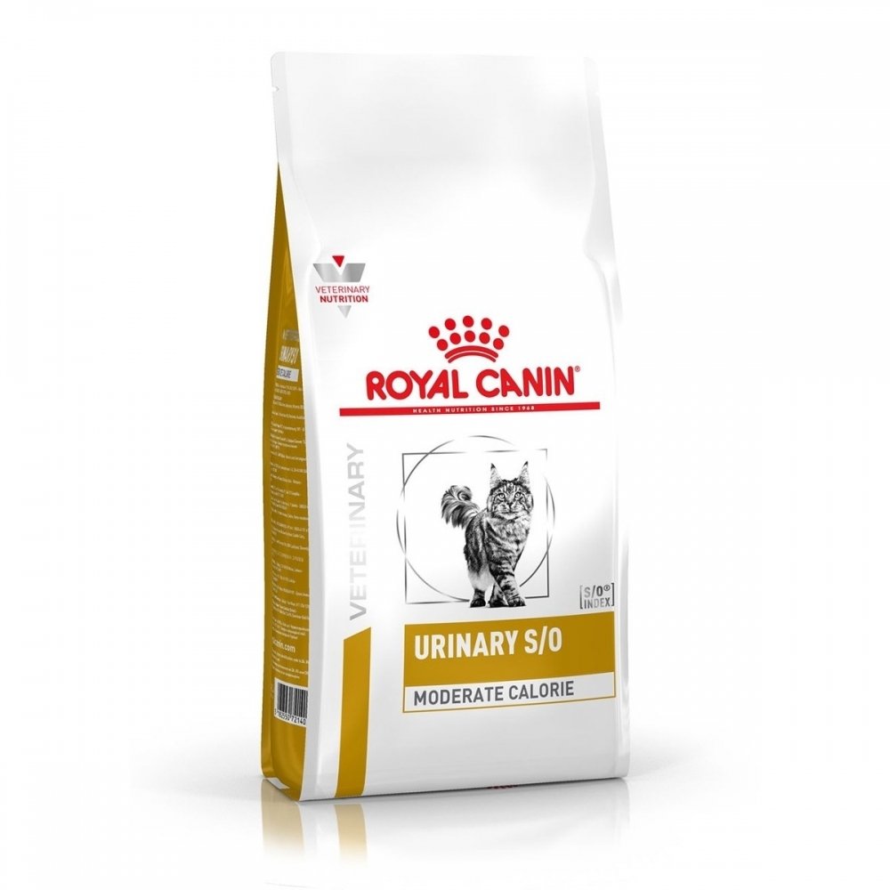 Royal Canin Veterinary Diets Cat Urinary S/O Moderate Calorie (1,5 kg) Veterinærfôr til katt - Problem med urinveiene