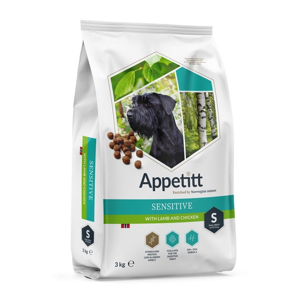 Bilde av Appetitt Dog Sensitive Small Lamb 3 kg - Alt til hunden