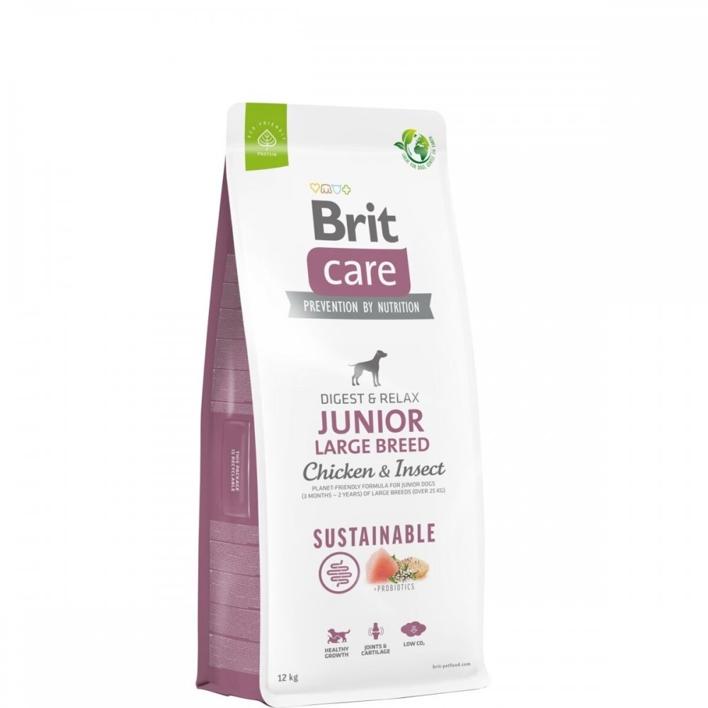 Brit Care Dog Sustainable Junior Large Breed (12 kg) Valp - Valpefôr - Tørrfôr til valp