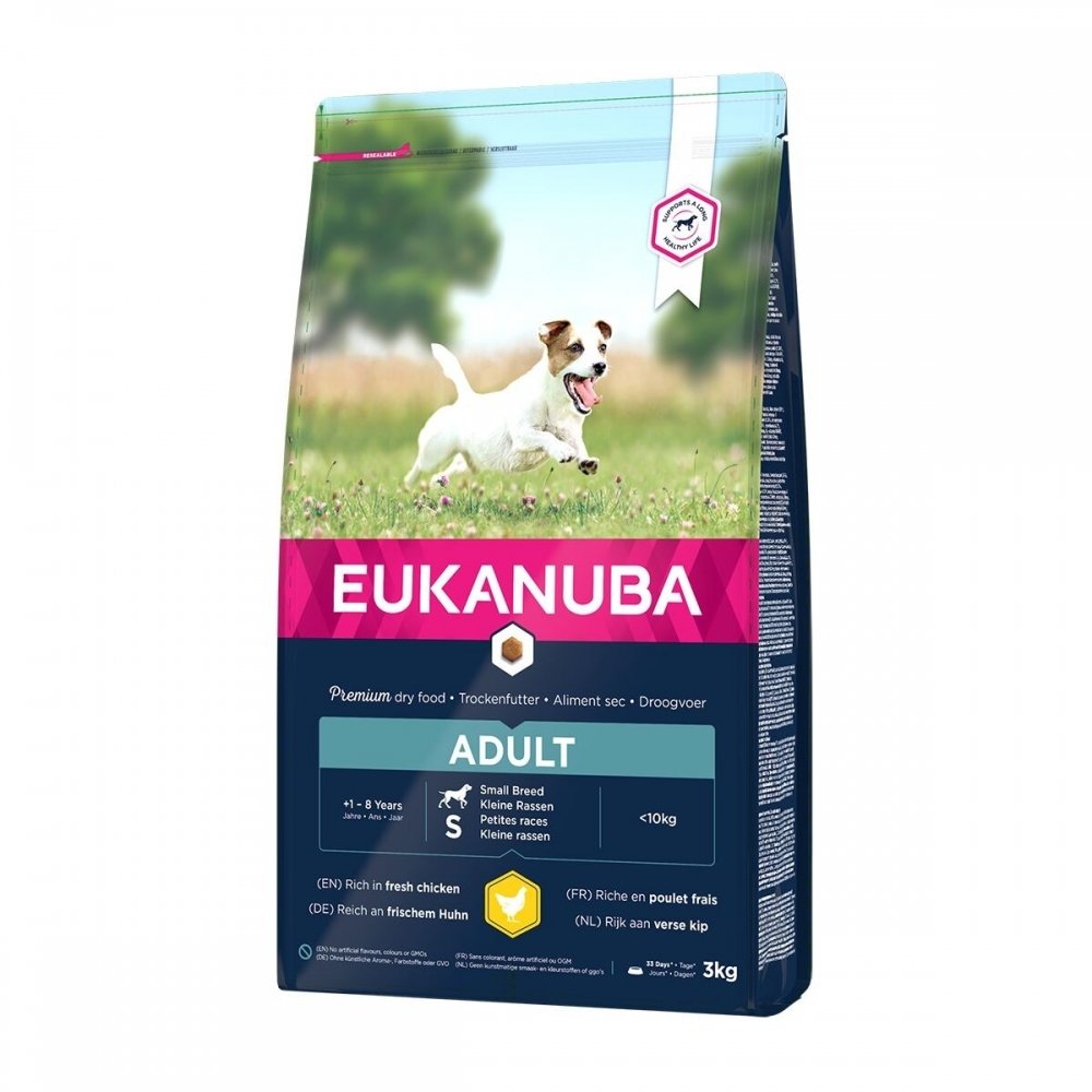 Eukanuba Dog Adult Small Breed (3 kg) Hund - Hundemat - Voksenfôr til hund