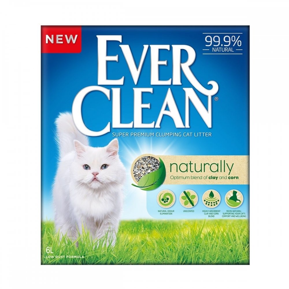 Ever Clean Naturally (6 l) Katt - Kattesand