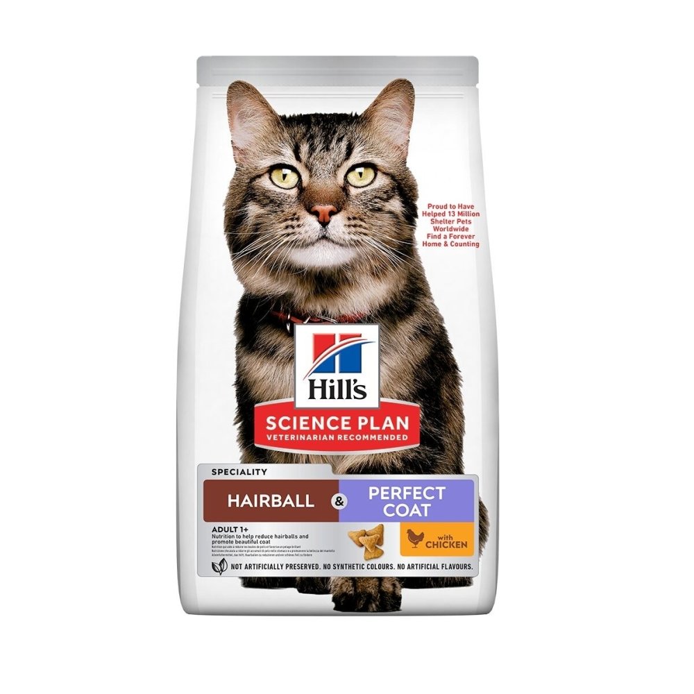 Hill's Science Plan Feline Adult Hairball & Perfect Coat Chicken (3 kg)