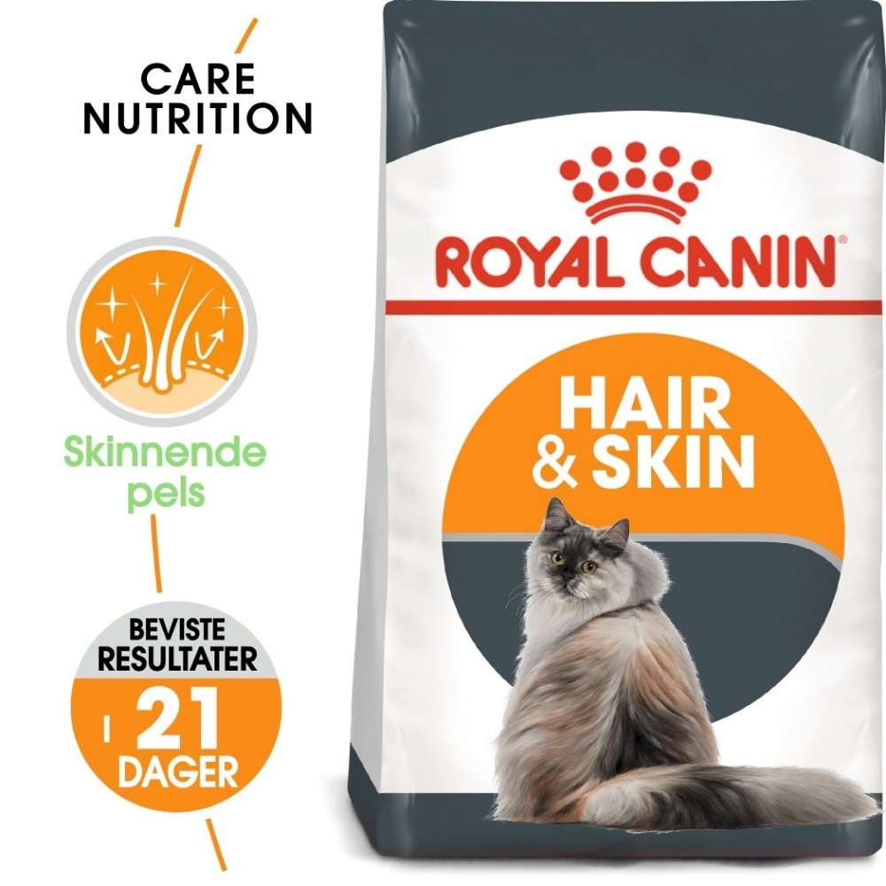 Royal Canin Hair & Skin Care (2 kg) Katt - Kattemat - Voksenfôr til katt