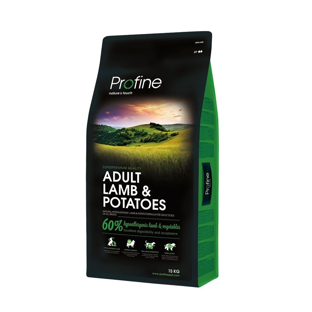 Profine Adult Lamb & Potatoes (3 kg) Hund - Hundemat - Tørrfôr