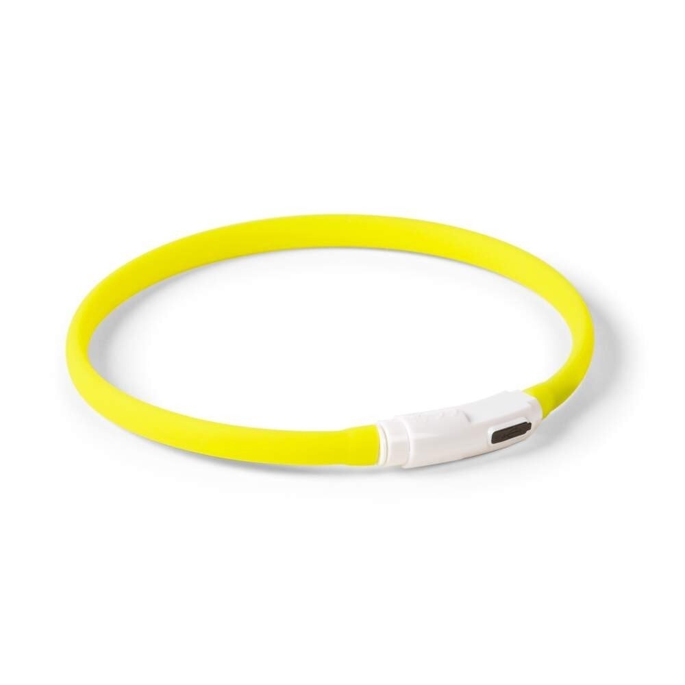 Little&Bigger Mini LED-halsbånd 45 cm (Gul)