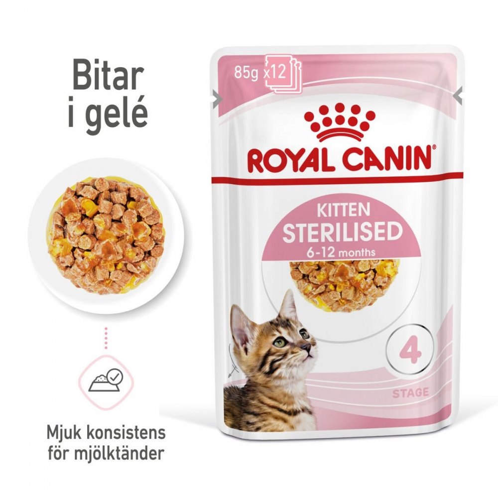 Bilde av Royal Canin Kitten Sterilised Jelly 12x85 G