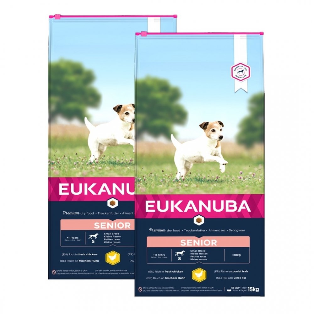 Bilde av Eukanuba Dog Senior Small 2 X 15kg