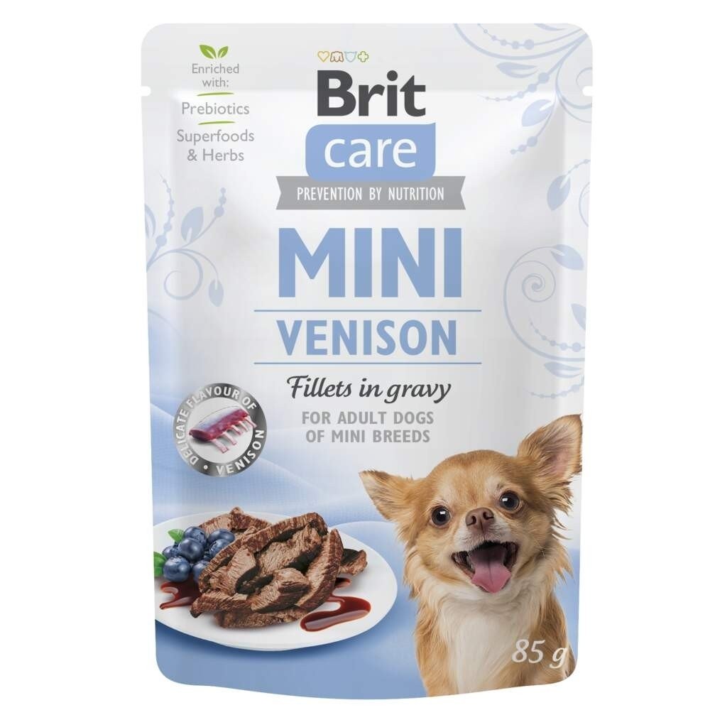 Brit Care Mini Hjortkjøtt i Saus 85 g Hund - Hundemat - Våtfôr
