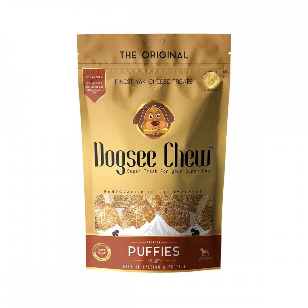 Dogsee Chew Puffies 70 g Hund - Hundegodteri - Dentaltygg