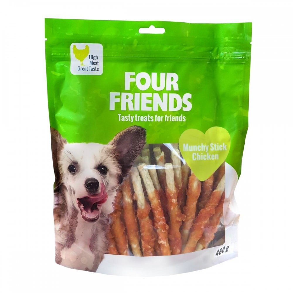 FourFriends Dog Munchy Stick Chicken 40-pakke Hund - Hundegodteri - Tyggepinner