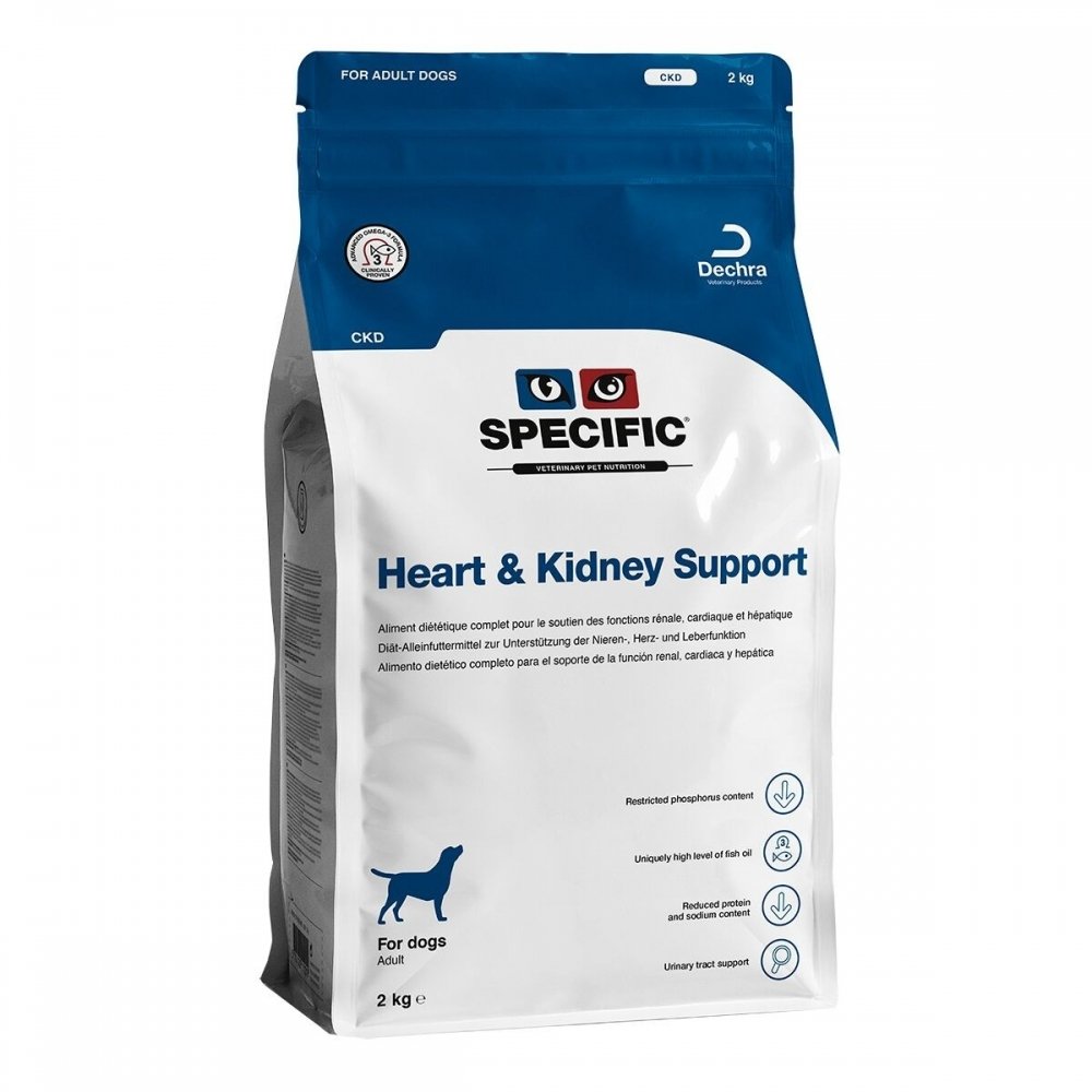 Specific Heart & Kidney Support CKD (2 kg) Veterinærfôr til hund - Nyresykdom