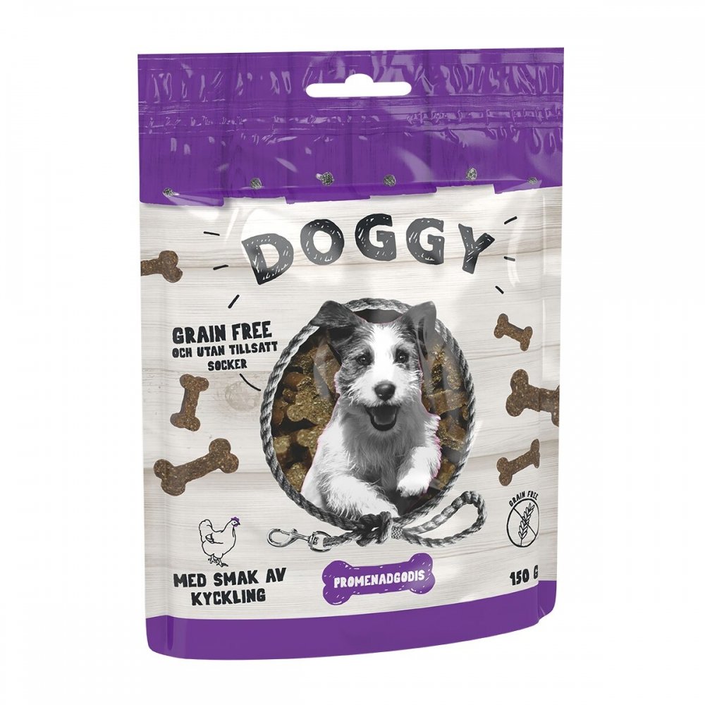 Doggy Hundgodis Kylling Grain Free Hund - Hundegodteri - Godbiter til hund