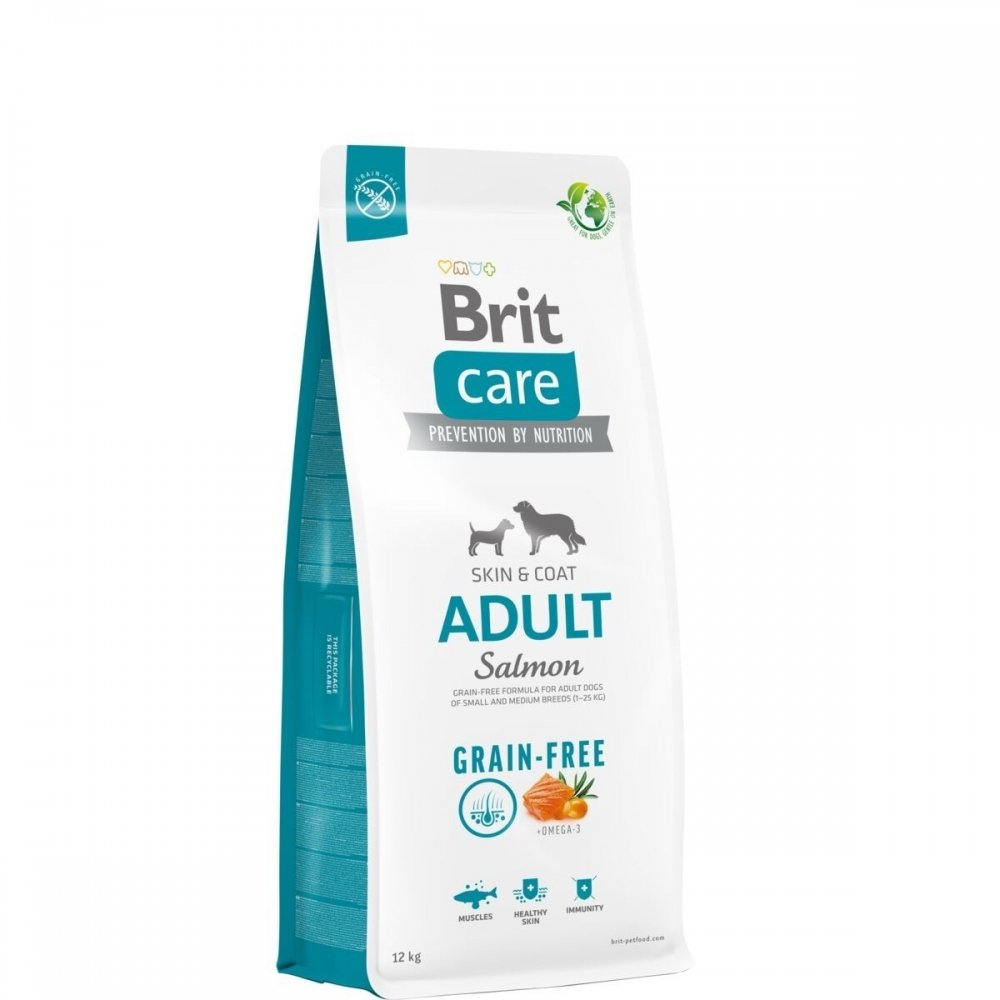 Brit Care Dog Adult Grain Free Salmon (12 kg) Hund - Hundemat - Kornfritt hundefôr