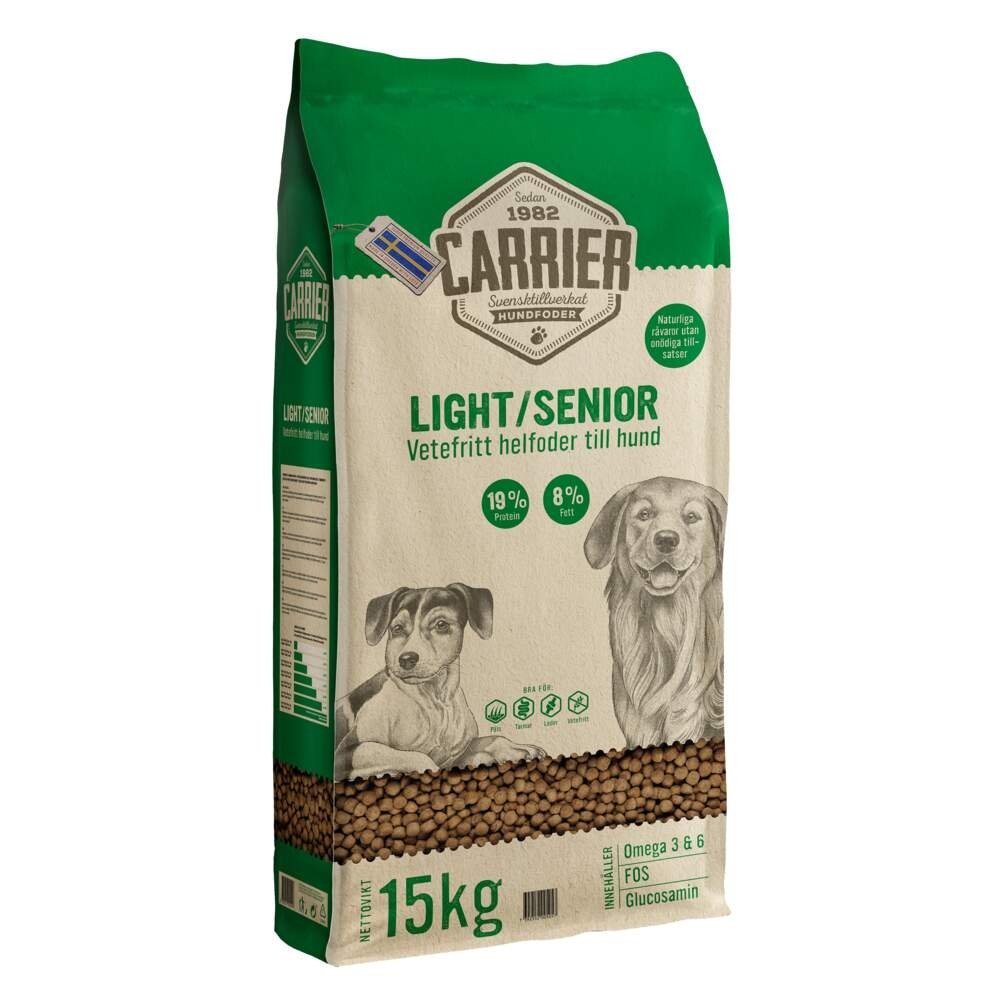 Carrier Light/Senior (15 kg) Hund - Hundemat - Spesialfôr - Diettfôr til hund