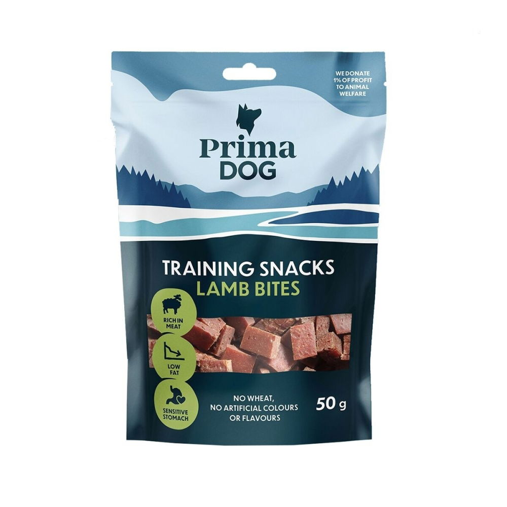 Bilde av PrimaDog Training Snacks Lamb Bites 50 g - Alt til hunden