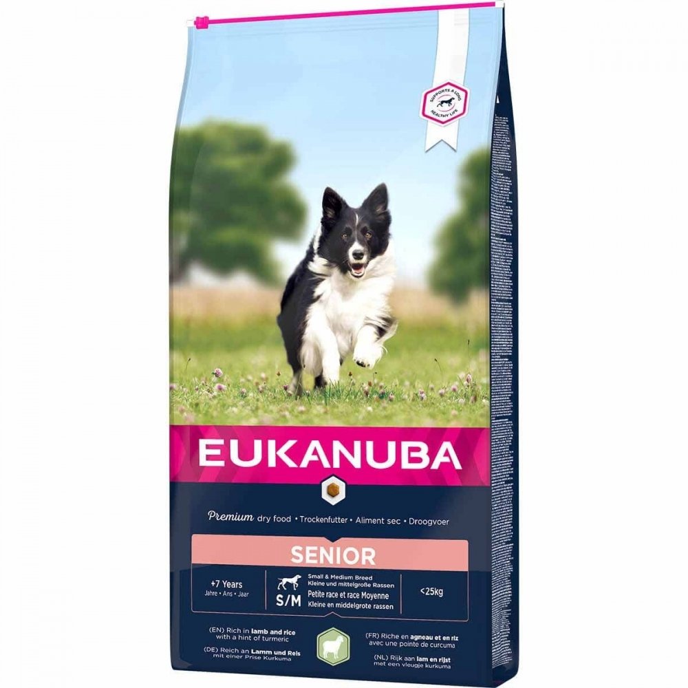 Bilde av Eukanuba Dog Senior Small & Medium Breed Lamb & Rice (12 Kg)