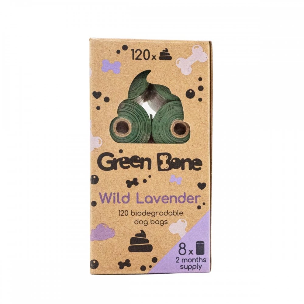 Green Bone Hundeposer Wild Lavender Refill (120-pakke)