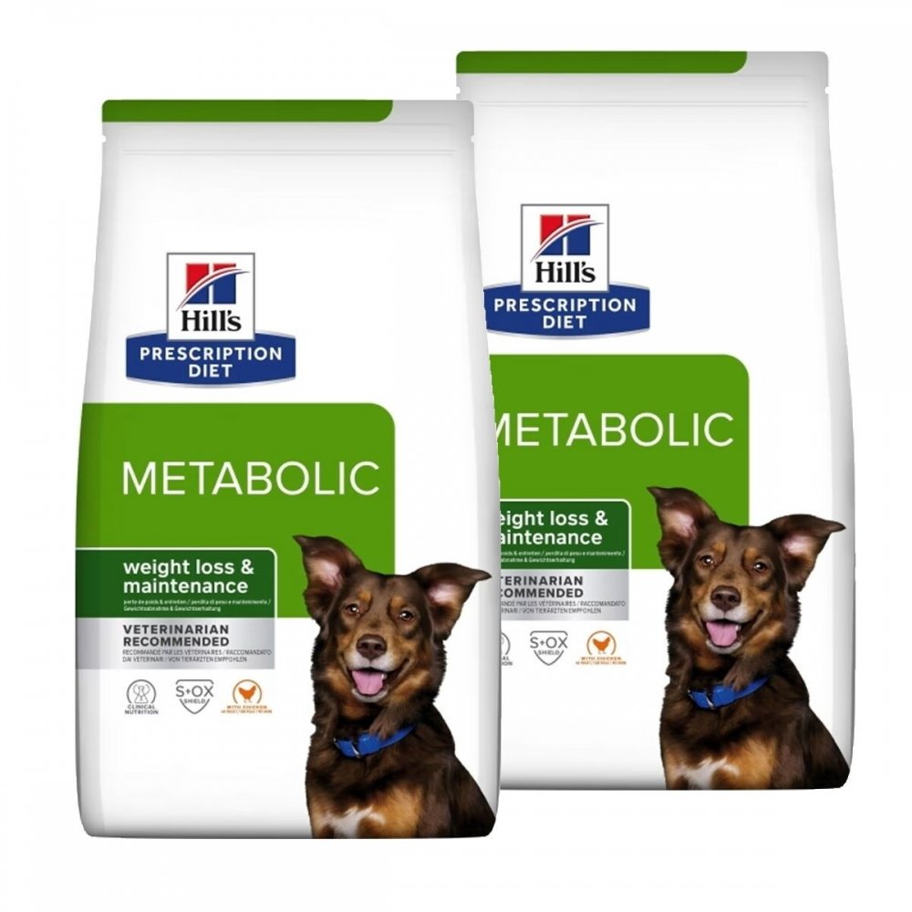 Bilde av Hill's Prescription Diet Canine Metabolic Weight Loss & Maintenace Chicken 2x12 Kg
