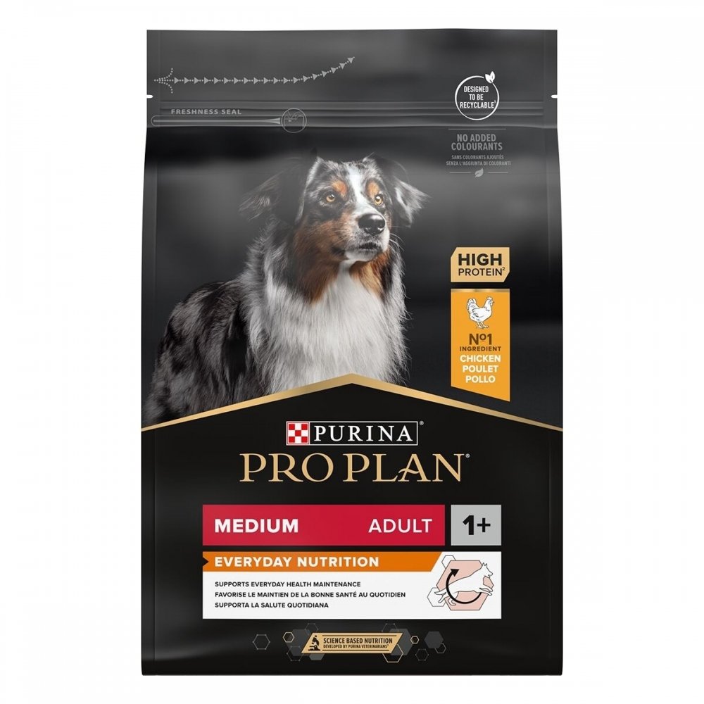 Purina Pro Plan Dog Adult Medium Chicken (3 kg) Hund - Hundemat - Voksenfôr til hund