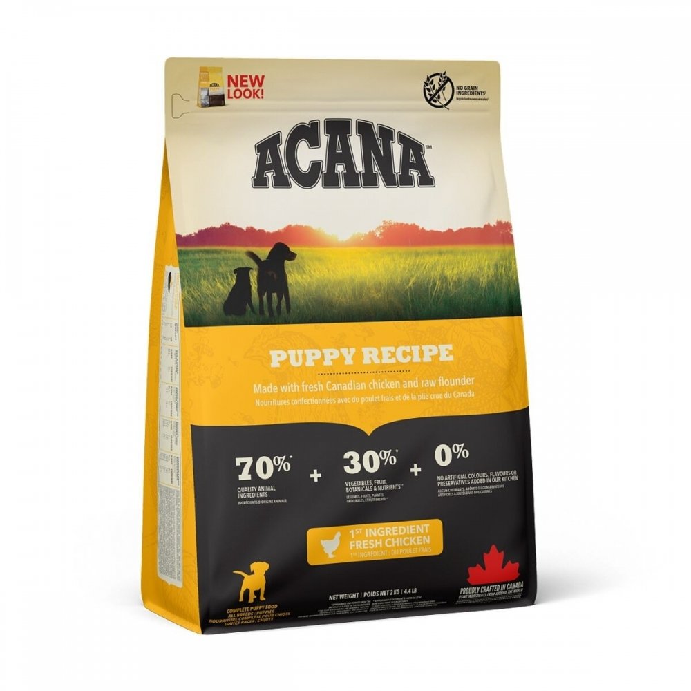 Acana Puppy & Junior (2 kg) Hund - Hundemat - Tørrfôr