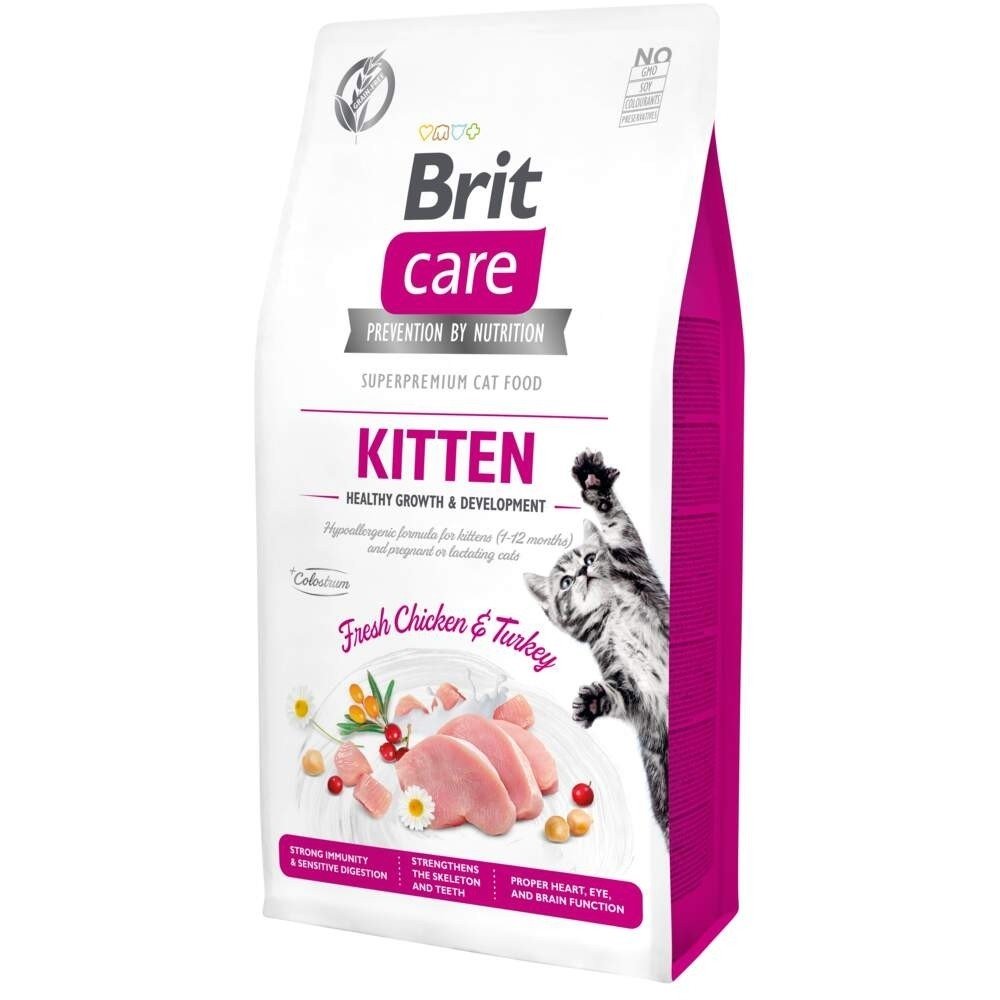Brit Care Cat Grain Free Kitten Healthy Growth & Development (400 g) Katt - Kattemat - Kornfri kattemat