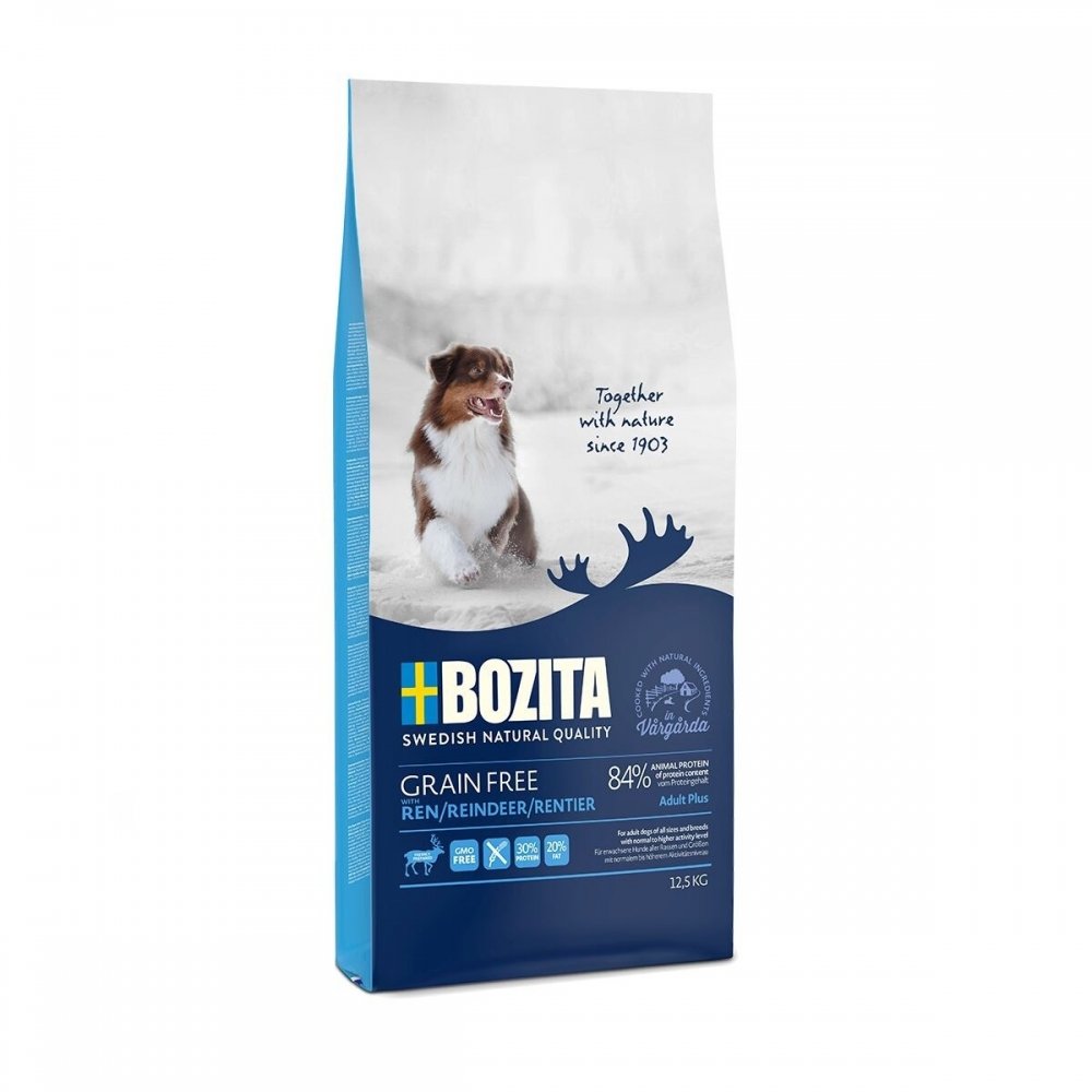 Bozita Grain Free Reindeer (12,5 kg) Hund - Hundemat - Kornfritt hundefôr
