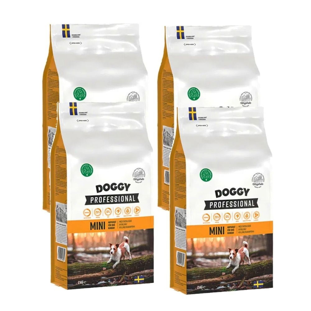 Bilde av Doggy Professional Mini 4x2 kg - Alt til hunden