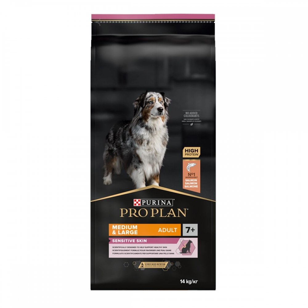 Purina Pro Plan Dog Adult Medium & Large Sensitive Skin Salmon (14 kg) Hund - Hundemat - Tørrfôr