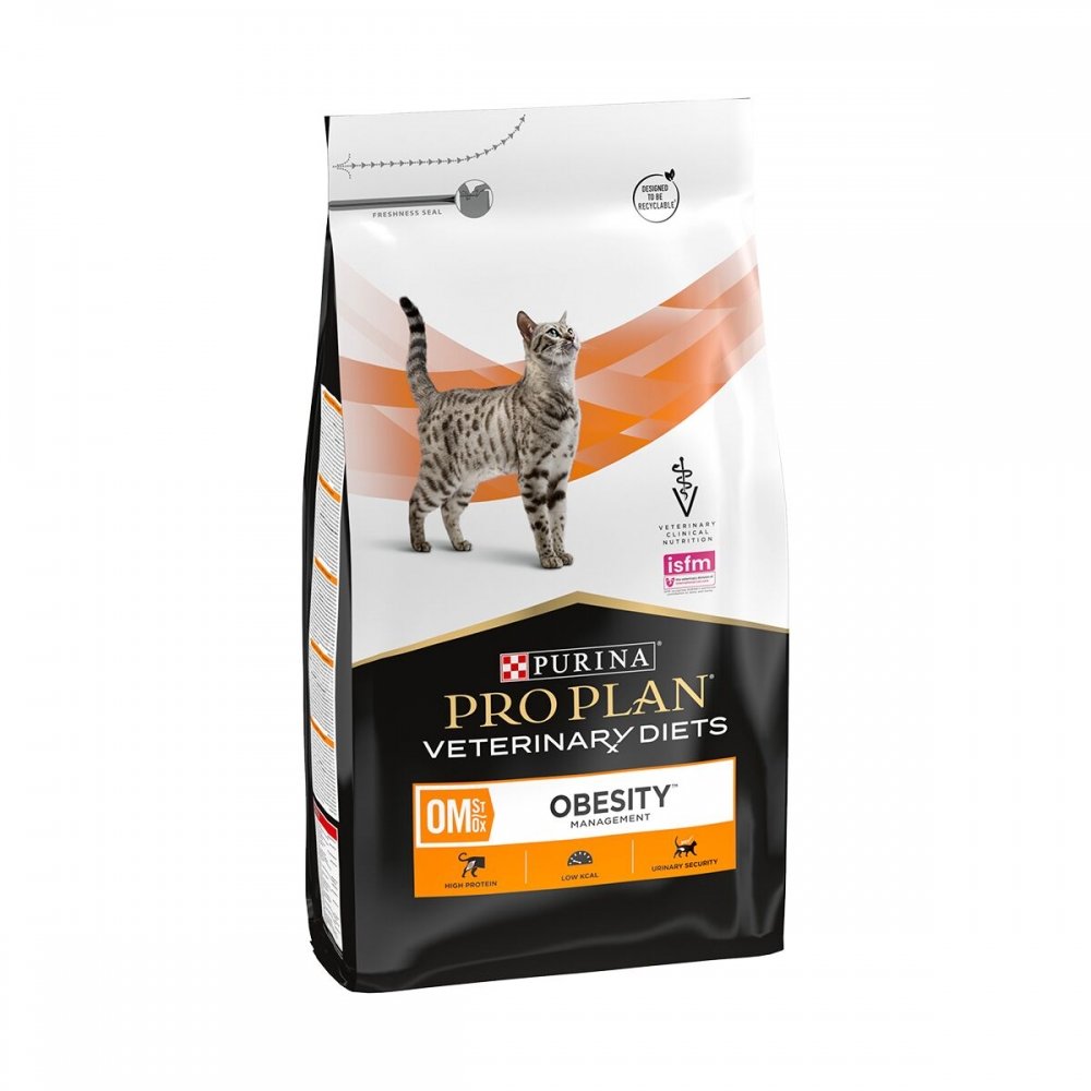 Purina Pro Plan Veterinary Diets Cat OM St/Ox Obesity Management (5 kg) Veterinærfôr til katt - Overvekt