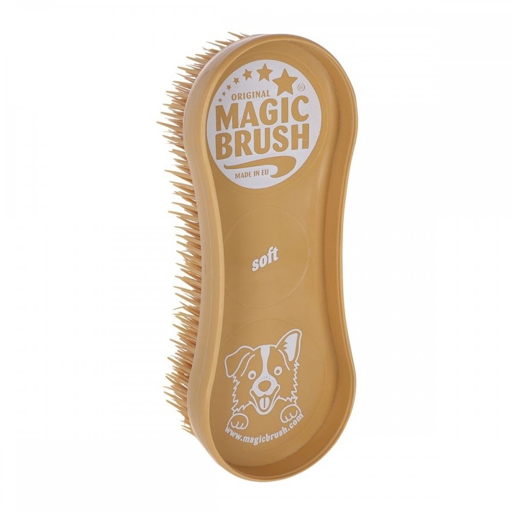 Magic Brush Hundebørste Myk (Beige) Hund - Hundepleie - Hundebørster